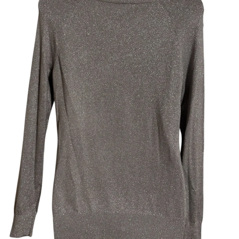 NWT GORGEOUS *SPECIAL OCASSION* SILVER SPARKLING TOP SMALL #6 - Picture 6 of 10